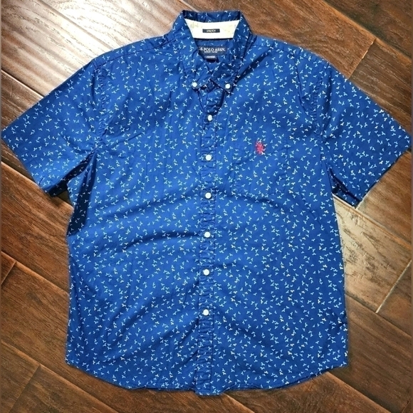 U.S. Polo Assn. Other - U.S Polo Assn Blue button down short sleeve shirt